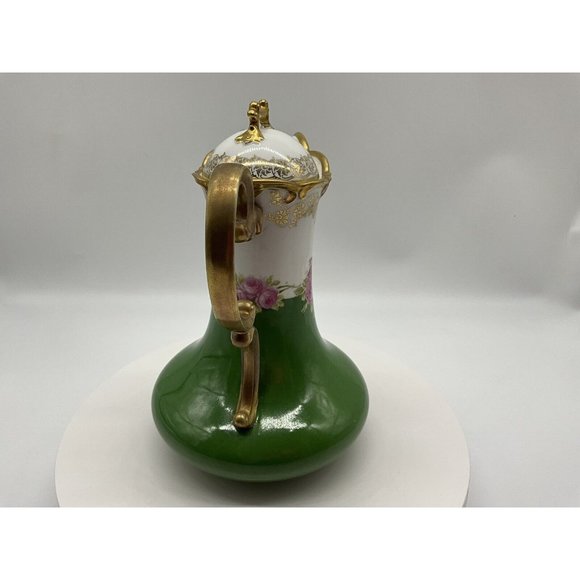 Imperial Crown China Chocolate Pot, Hand Painted, Vienna Austria - Picture 7 of 16